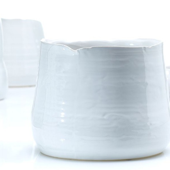 Anthropologie Other - Modern organic White Ceramic Vase
